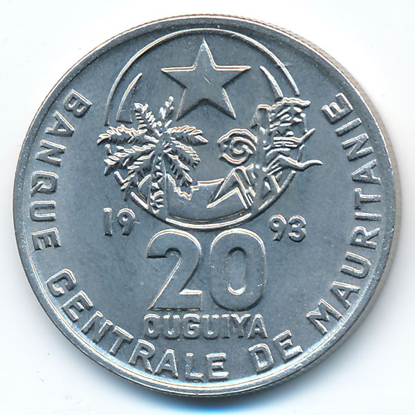 Мавритания, 20 угий (1993 г.)