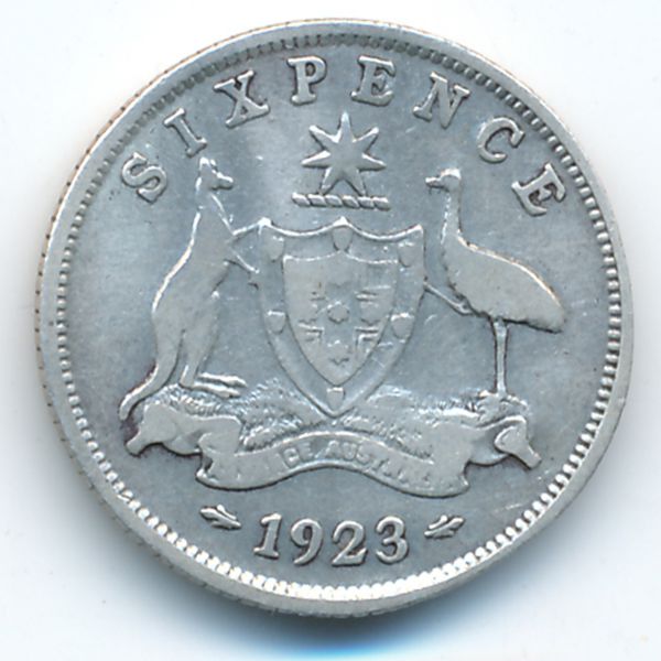 Австралия, 6 пенсов (1923 г.)