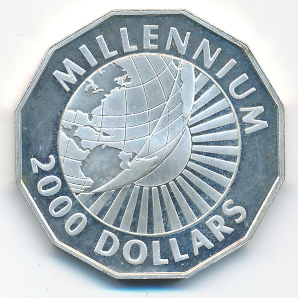 Гайана, 2000 долларов (1999 г.)