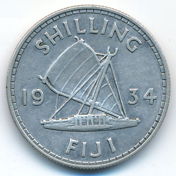 Фиджи, 1 шиллинг (1934 г.)