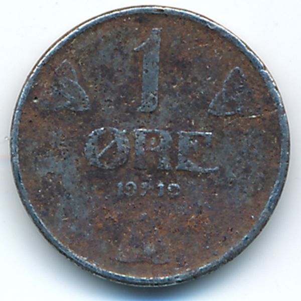 Норвегия, 1 эре (1919 г.)