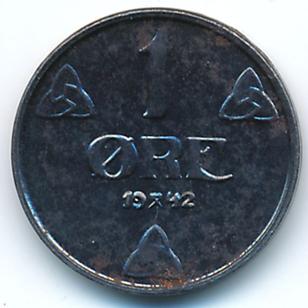 Норвегия, 1 эре (1942 г.)