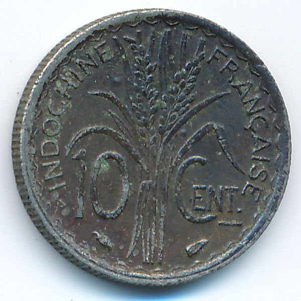 Французский Индокитай, 10 центов (1939 г.)