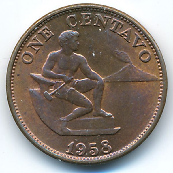 Филиппины, 1 сентаво (1958 г.)