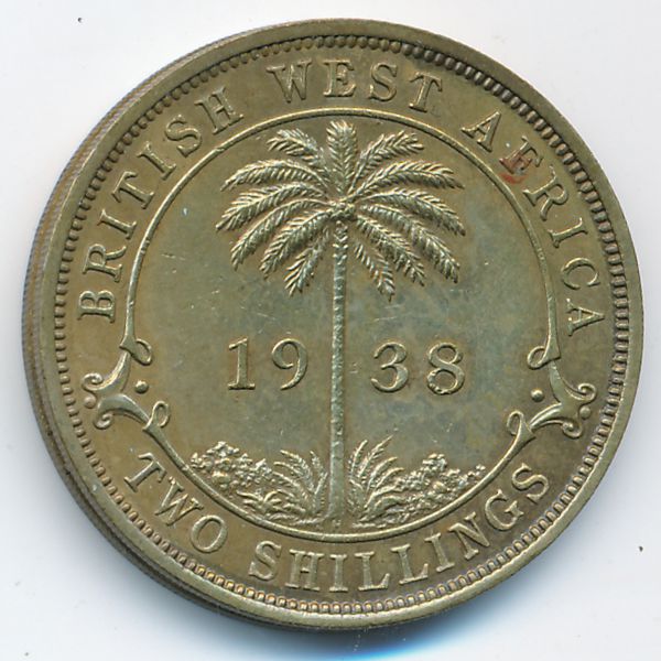 Британская Западная Африка, 2 шиллинга (1938 г.)