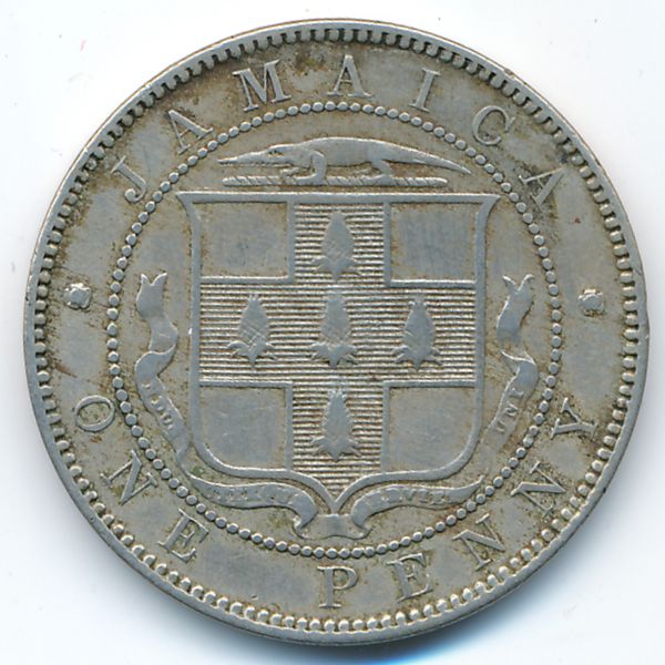 Ямайка, 1 пенни (1869 г.)
