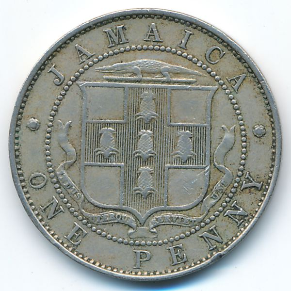 Ямайка, 1 пенни (1928 г.)