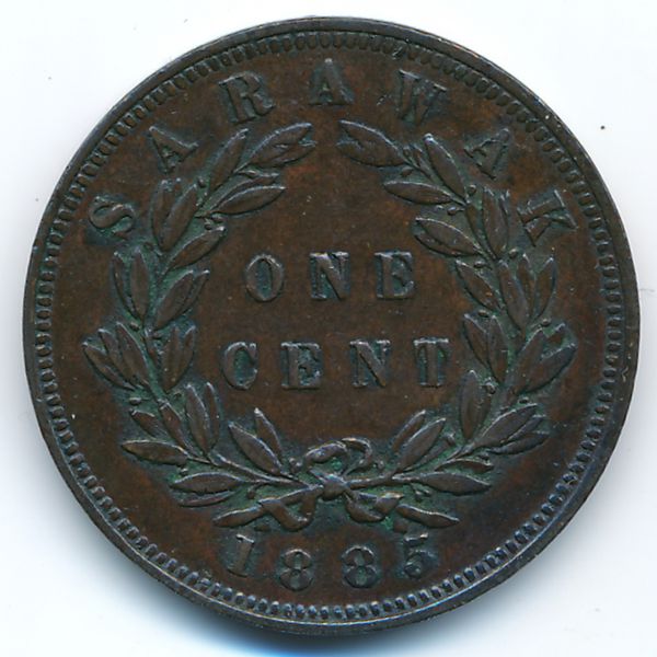 Саравак, 1 цент (1885 г.)