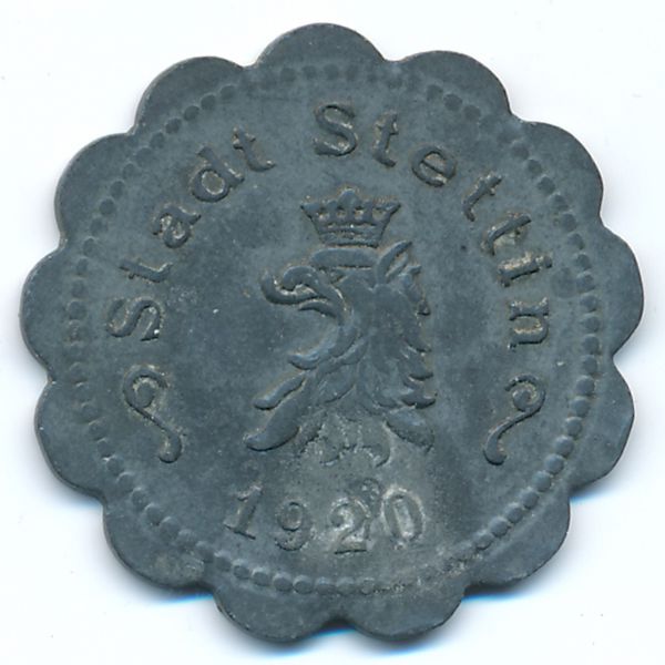 Штеттин., 50 пфеннигов (1920 г.)