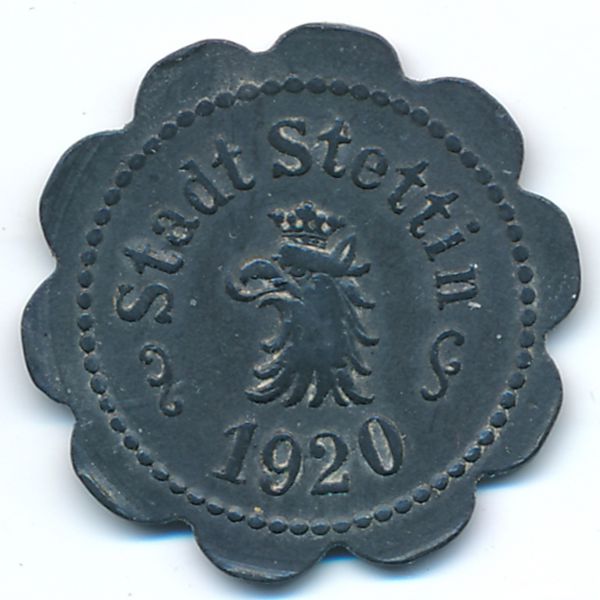 Штеттин., 10 пфеннигов (1920 г.)