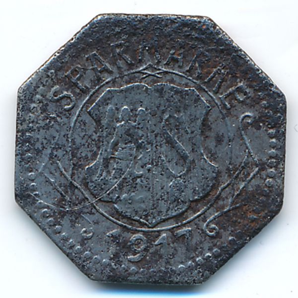 Штрелен., 10 пфеннигов (1917 г.)