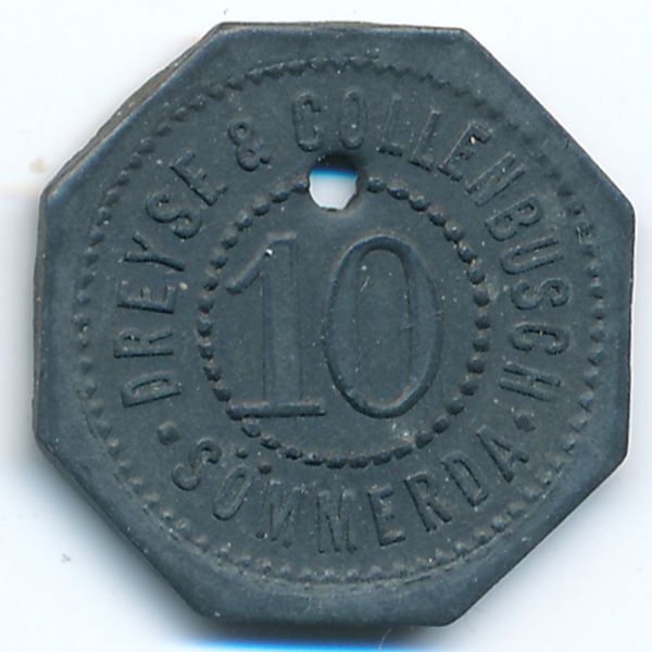 Зёммерда., 10 пфеннигов