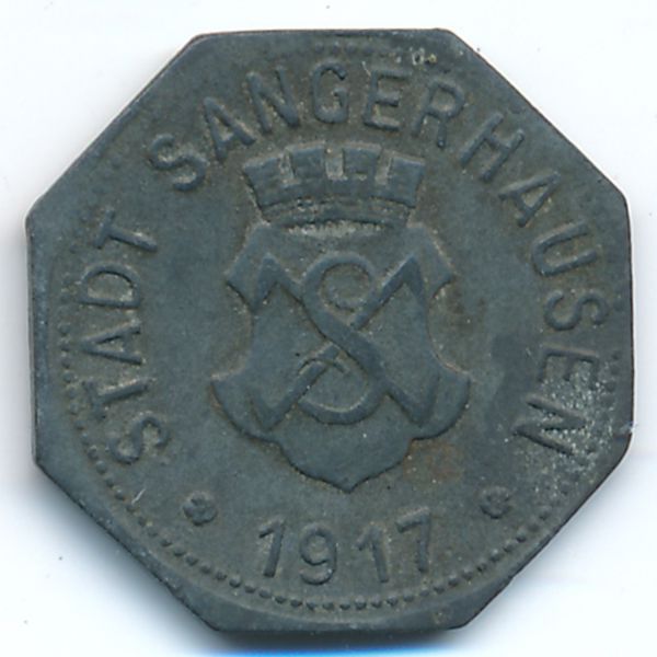 Зангерхаузен., 5 пфеннигов (1917 г.)