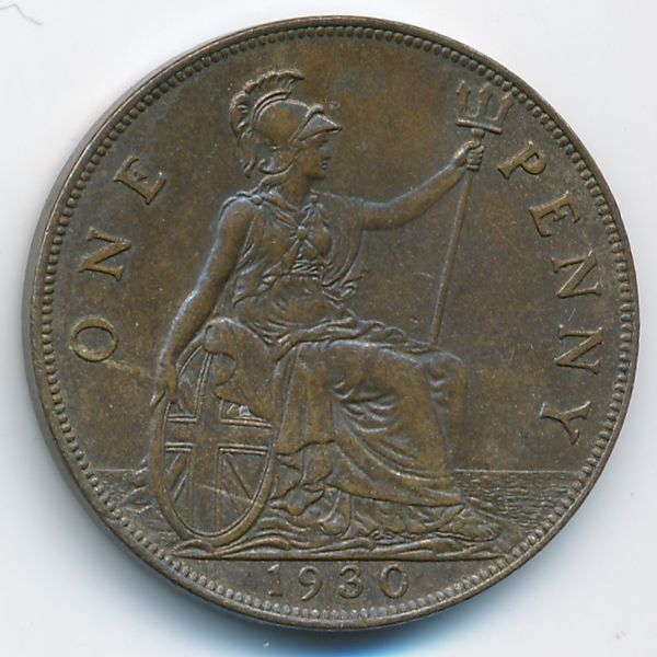 Великобритания, 1 пенни (1930 г.)