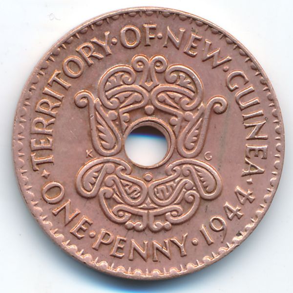 Новая Гвинея, 1 пенни (1944 г.)