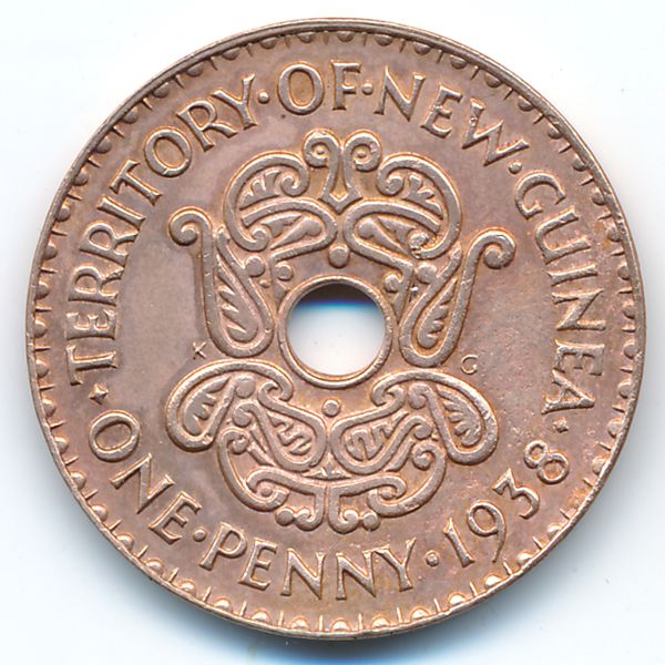 Новая Гвинея, 1 пенни (1938 г.)