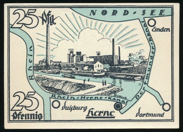 Нотгельды Германии, 25 пфеннигов (1921 г.)