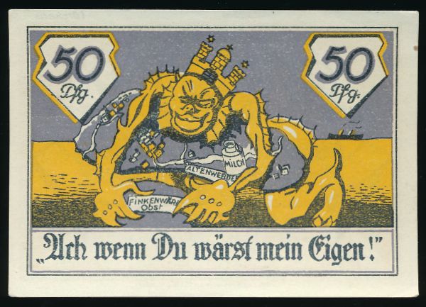 Нотгельды Германии, 50 пфеннигов (1922 г.)