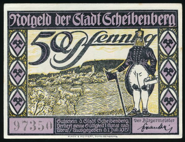 Нотгельды Германии, 50 пфеннигов (1921 г.)