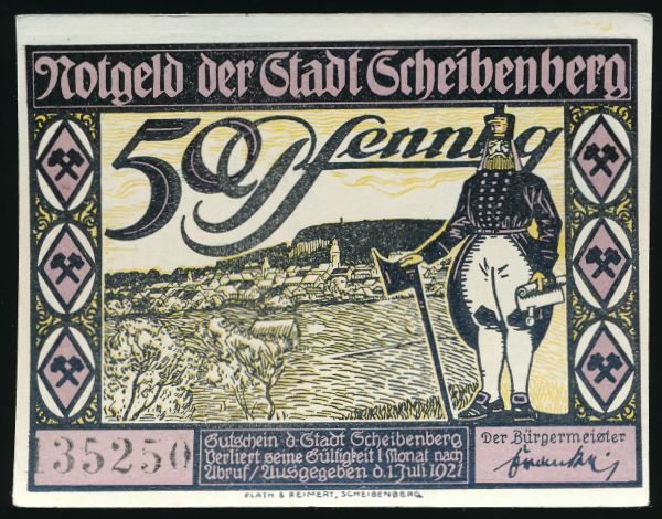 Нотгельды Германии, 50 пфеннигов (1921 г.)