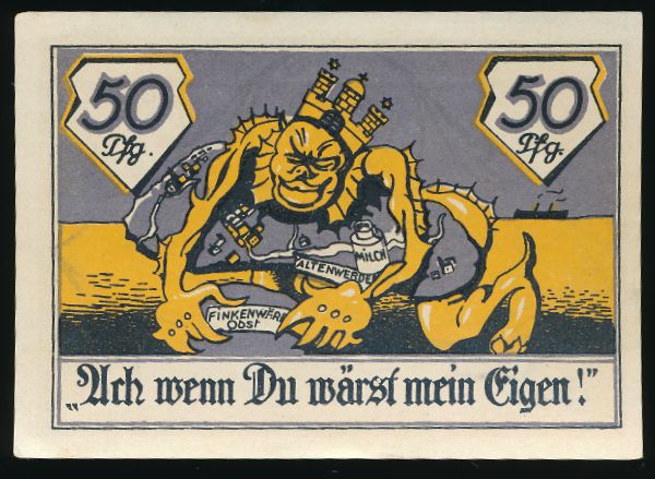 Нотгельды Германии, 50 пфеннигов (1922 г.)