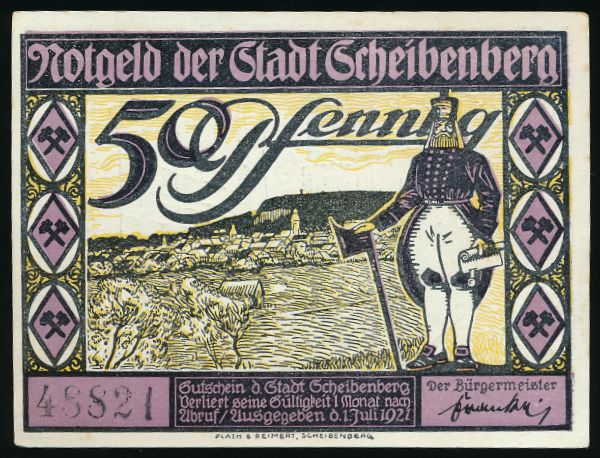 Нотгельды Германии, 50 пфеннигов (1921 г.)