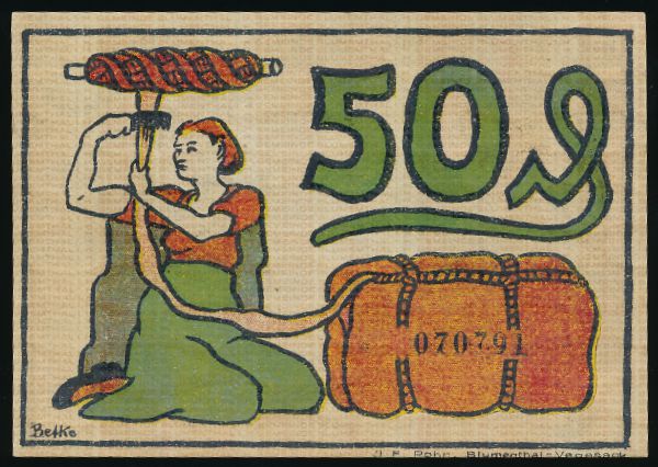 Нотгельды Германии, 50 пфеннигов (1921 г.)