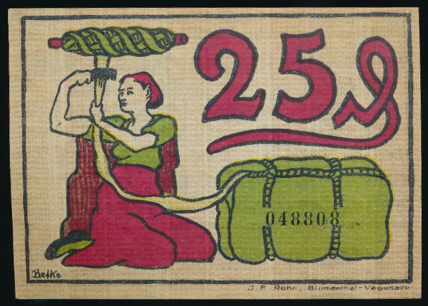 Нотгельды Германии, 25 пфеннигов (1921 г.)