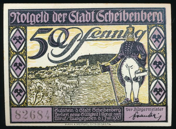 Нотгельды Германии, 50 пфеннигов (1921 г.)