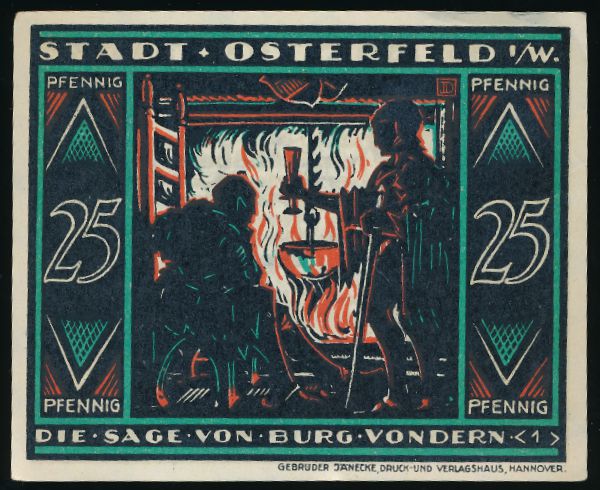 Нотгельды Германии, 25 пфеннигов (1921 г.)