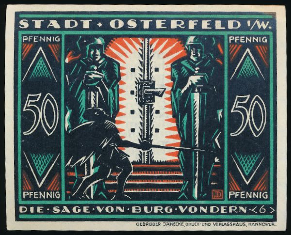 Нотгельды Германии, 50 пфеннигов (1921 г.)