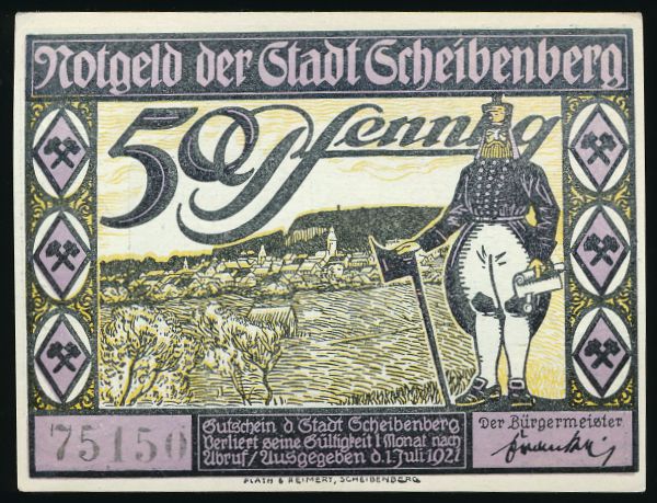 Нотгельды Германии, 50 пфеннигов (1921 г.)