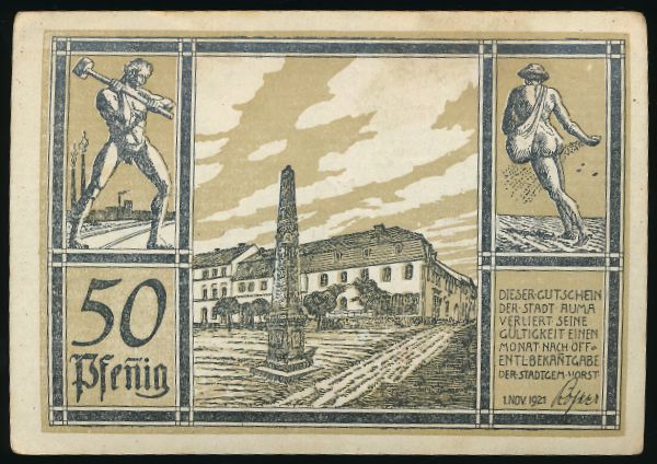 Нотгельды Германии, 50 пфеннигов (1921 г.)