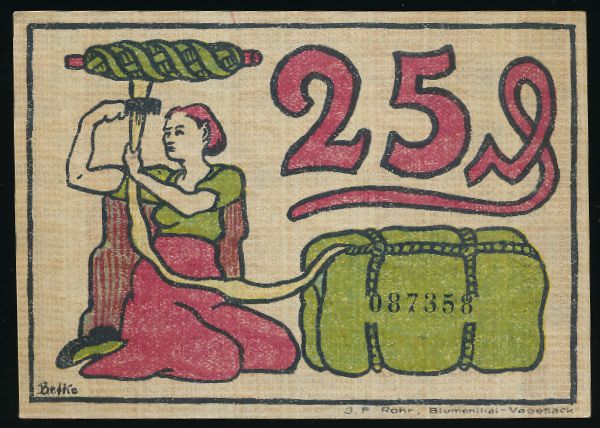 Нотгельды Германии, 25 пфеннигов (1921 г.)