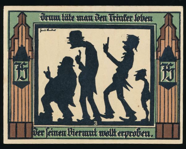 Нотгельды Германии, 75 пфеннигов (1921 г.)