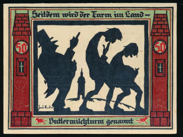 Нотгельды Германии, 50 пфеннигов (1921 г.)