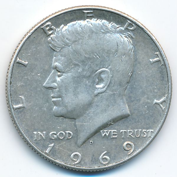 США, 1/2 доллара (1969 г.)