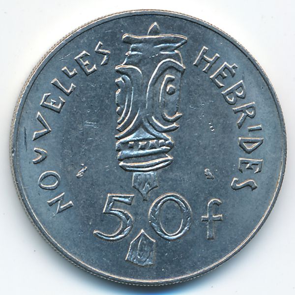 Новые Гебриды, 50 франков (1972 г.)