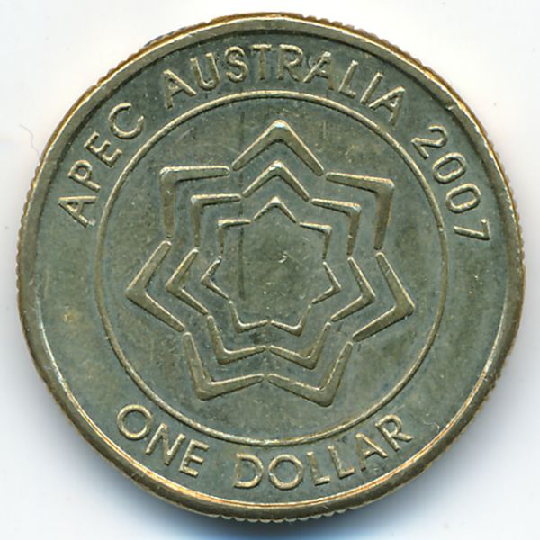 Австралия, 1 доллар (2007 г.)