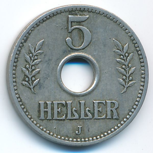 Немецкая Африка, 5 геллеров (1913 г.)