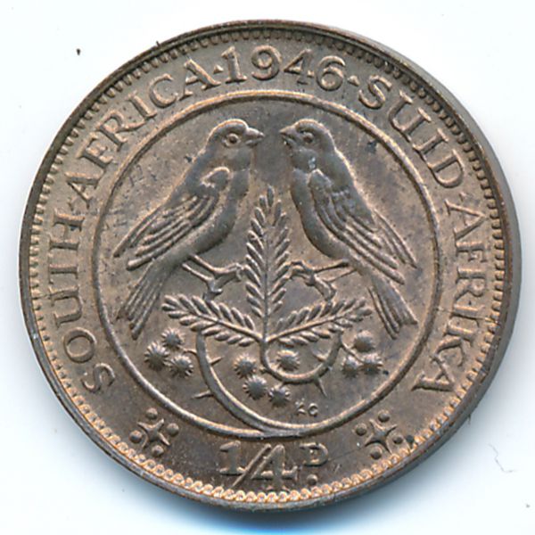 ЮАР, 1/4 пенни (1946 г.)