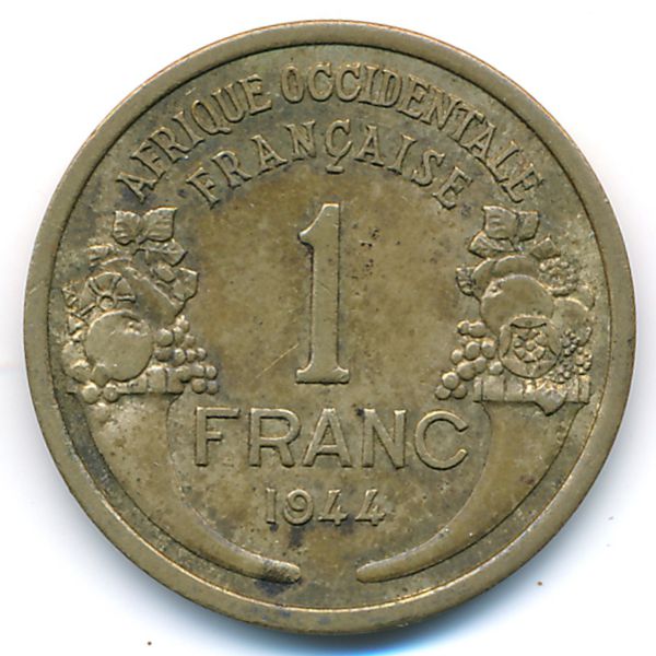 Французская Западная Африка, 1 франк (1944 г.)