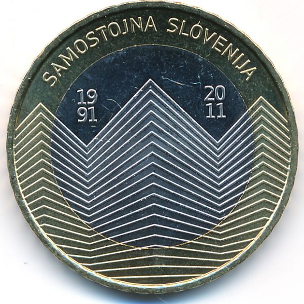 Словения, 3 евро (2011 г.)