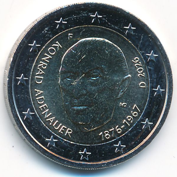 Германия, 2 евро (2026 г.)