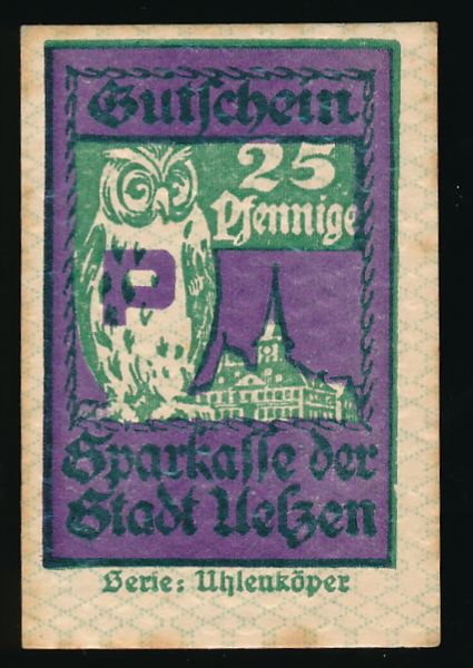 Нотгельды Германии, 25 пфеннигов (1922 г.)