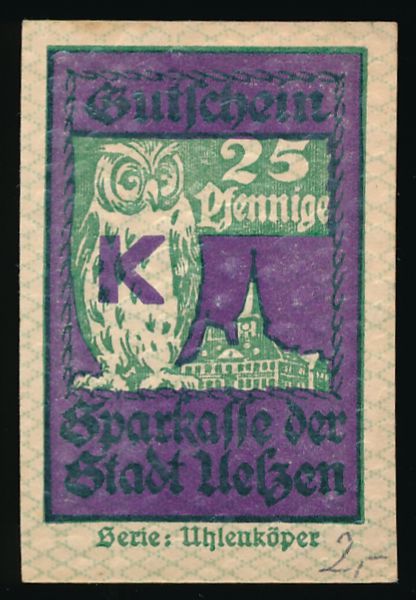 Нотгельды Германии, 25 пфеннигов (1922 г.)