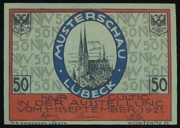 Нотгельды Германии, 50 пфеннигов (1921 г.)