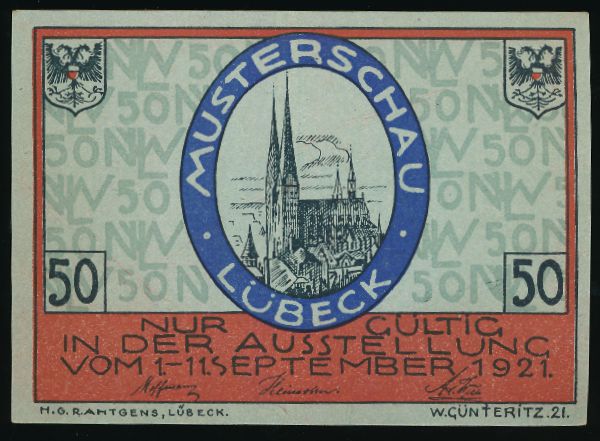 Нотгельды Германии, 50 пфеннигов (1921 г.)