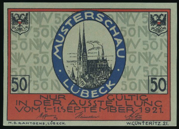 Нотгельды Германии, 50 пфеннигов (1921 г.)