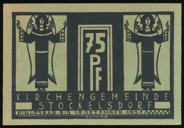 Нотгельды Германии, 75 пфеннигов (1921 г.)